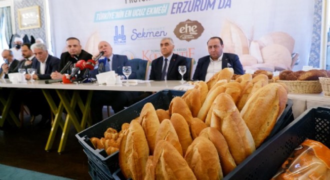 Halk ekmek Erzurum'da 4 TL'ye satılacak